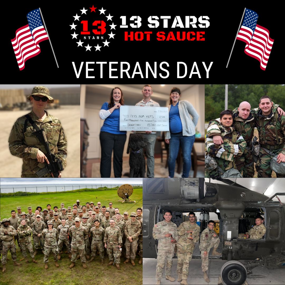 13 Stars Hot Sauce: Supporting Military Service Year-Round - 13 Stars Hot Sauce