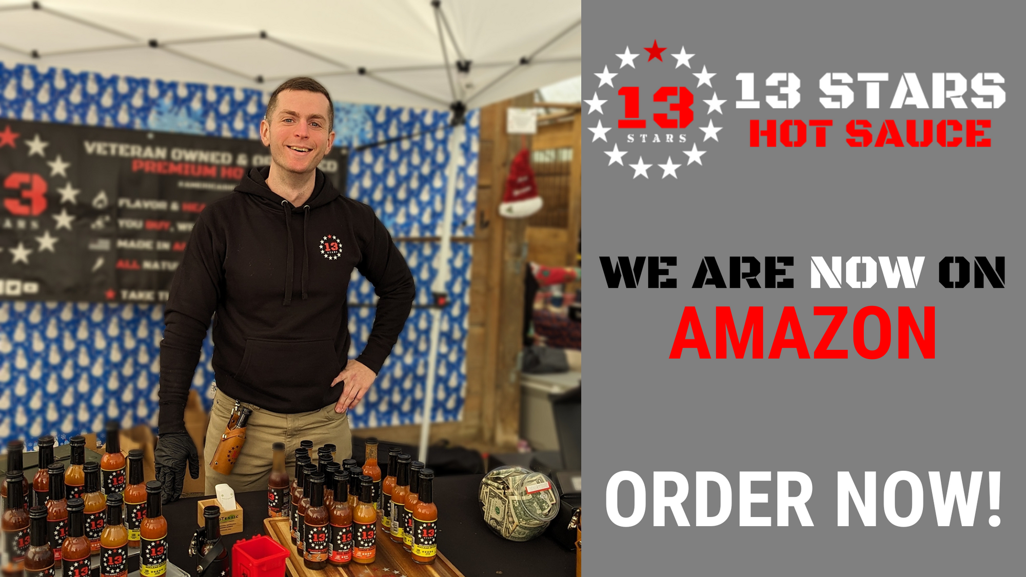 13 Stars Hot Sauce: Officially Launching on Amazon!