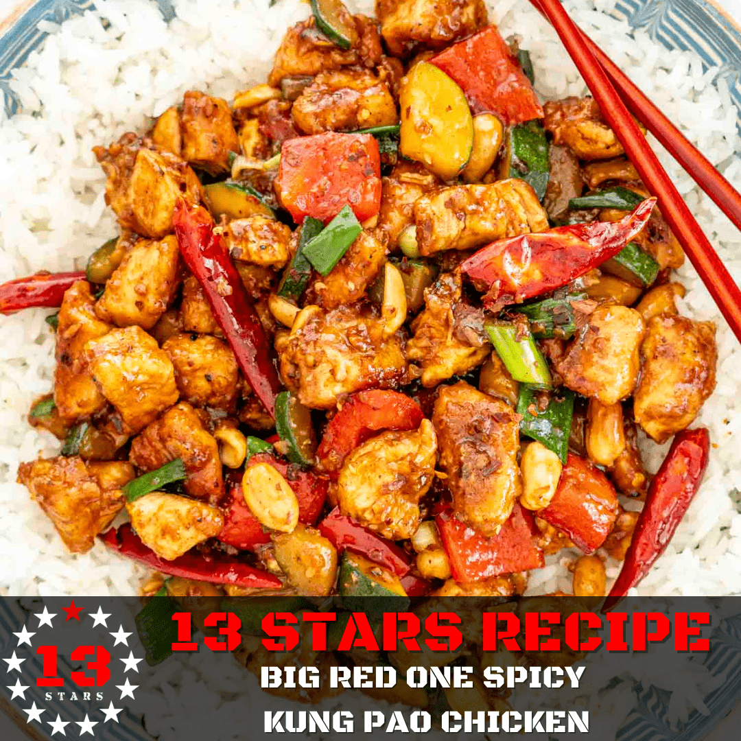 🔥 Big Red One Spicy Kung Pao Chicken Recipe | Bold & Fiery - 13 Stars Hot Sauce