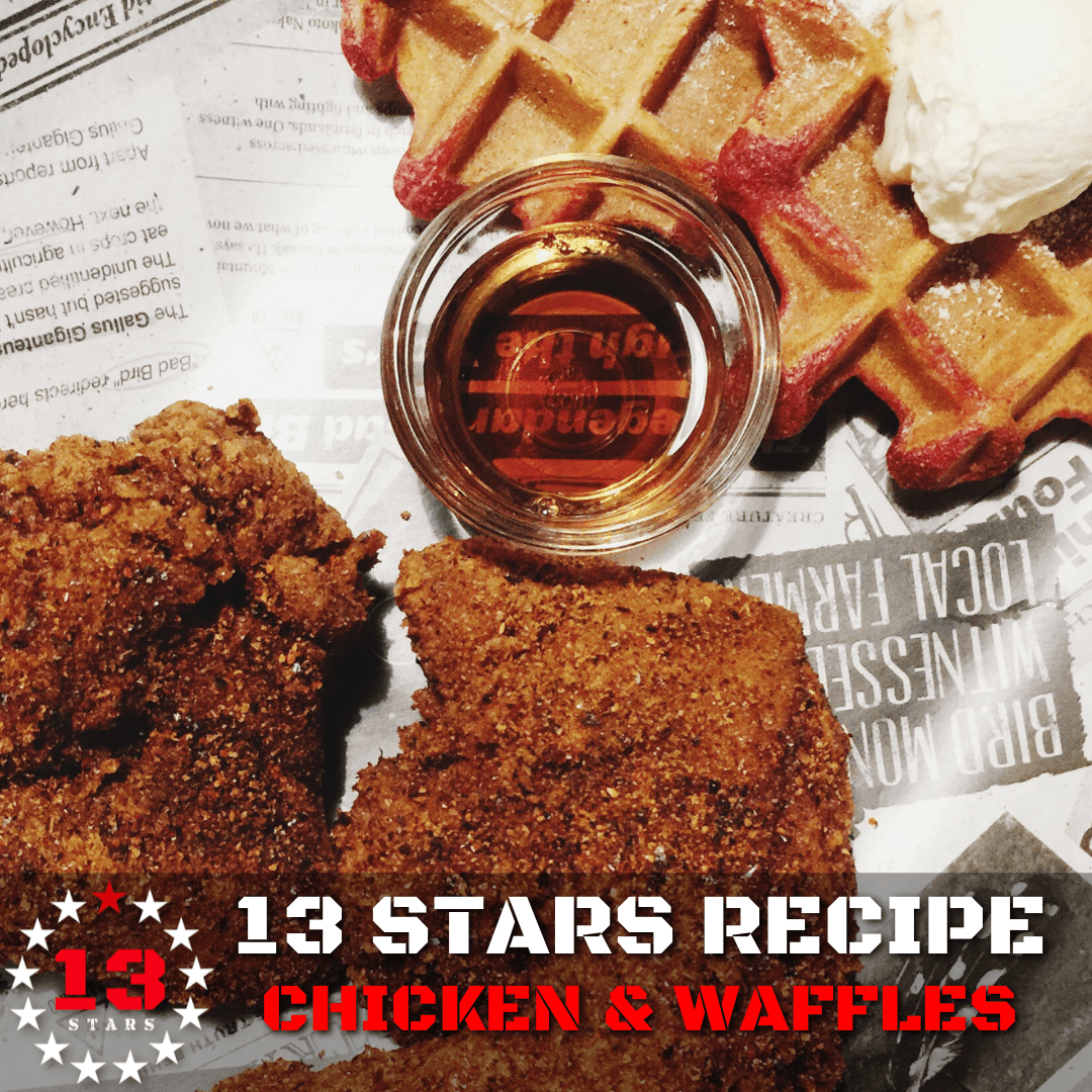 Chicken and Waffles - 13 Stars Hot Sauce