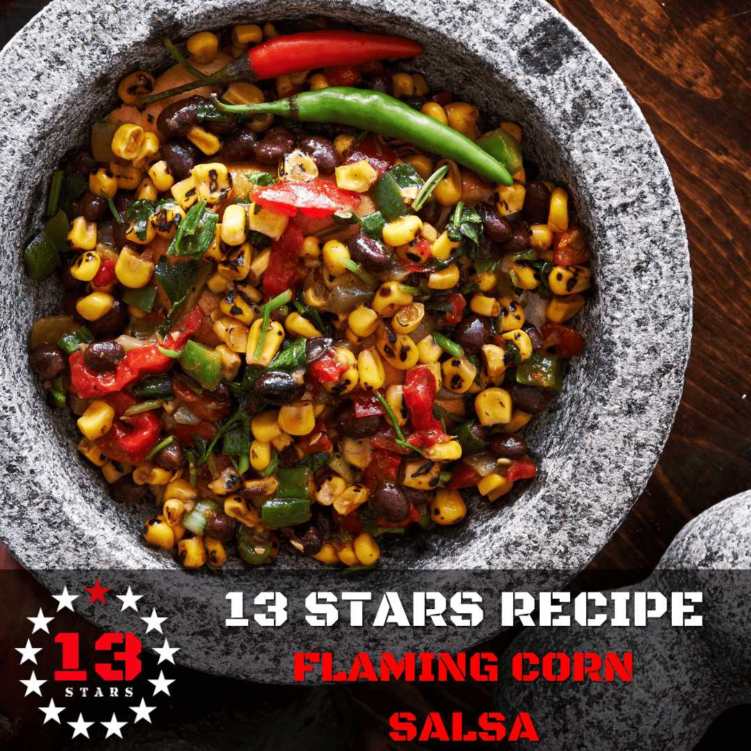 Flaming Corn Salsa - 13 Stars Hot Sauce