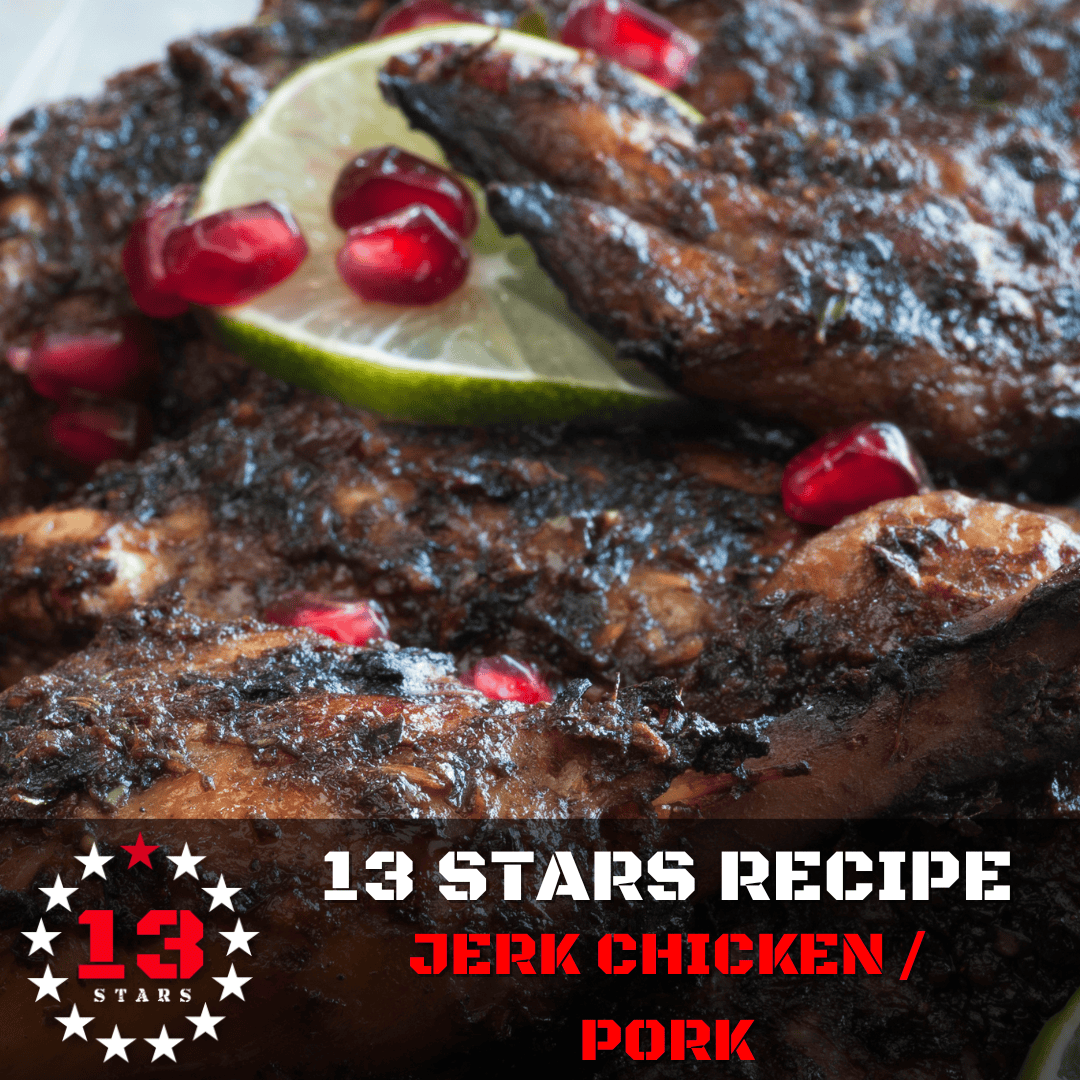 Jerk Chicken/Pork - 13 Stars Hot Sauce