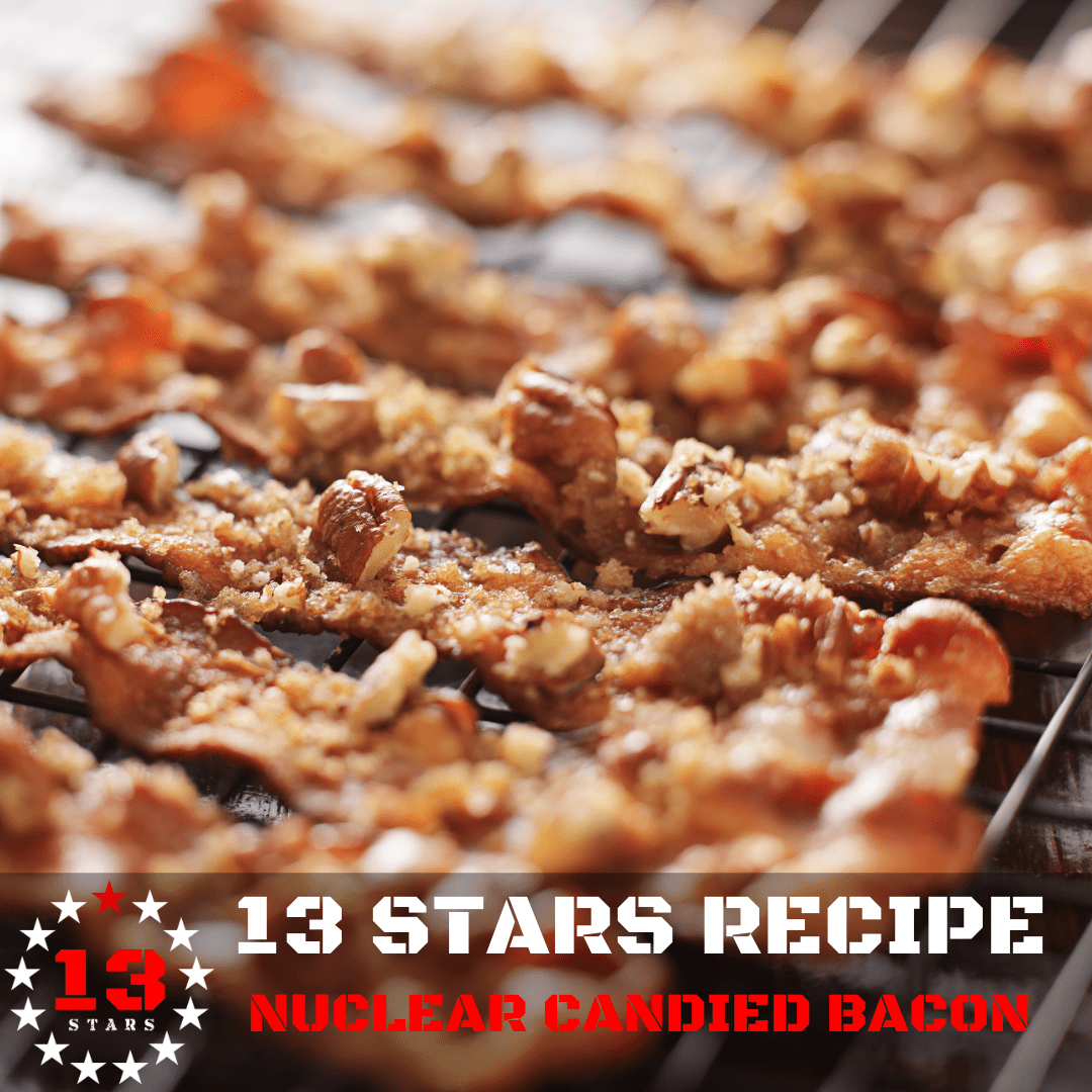 Nuclear Candied Bacon - 13 Stars Hot Sauce