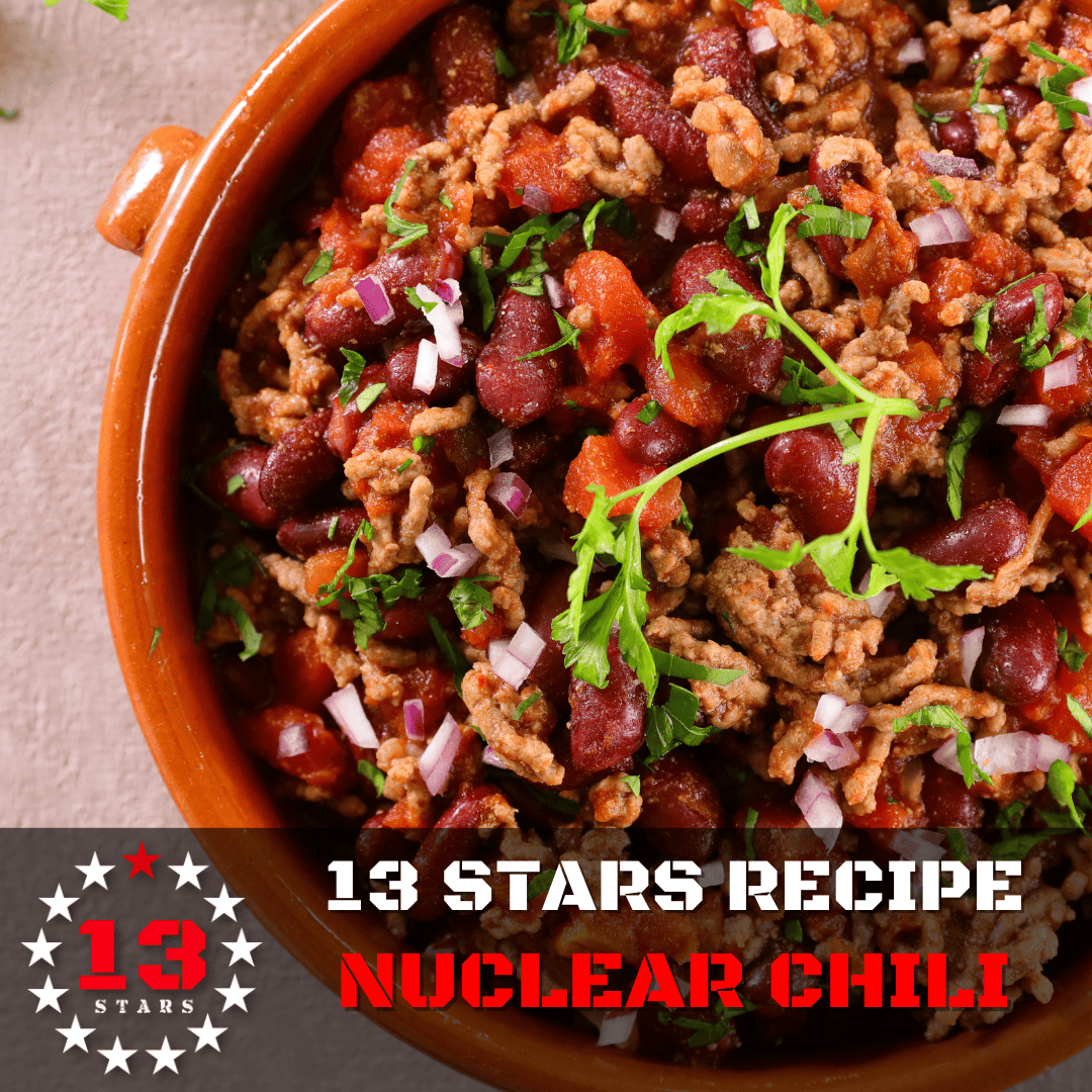 Nuclear Gameday Chili - 13 Stars Hot Sauce