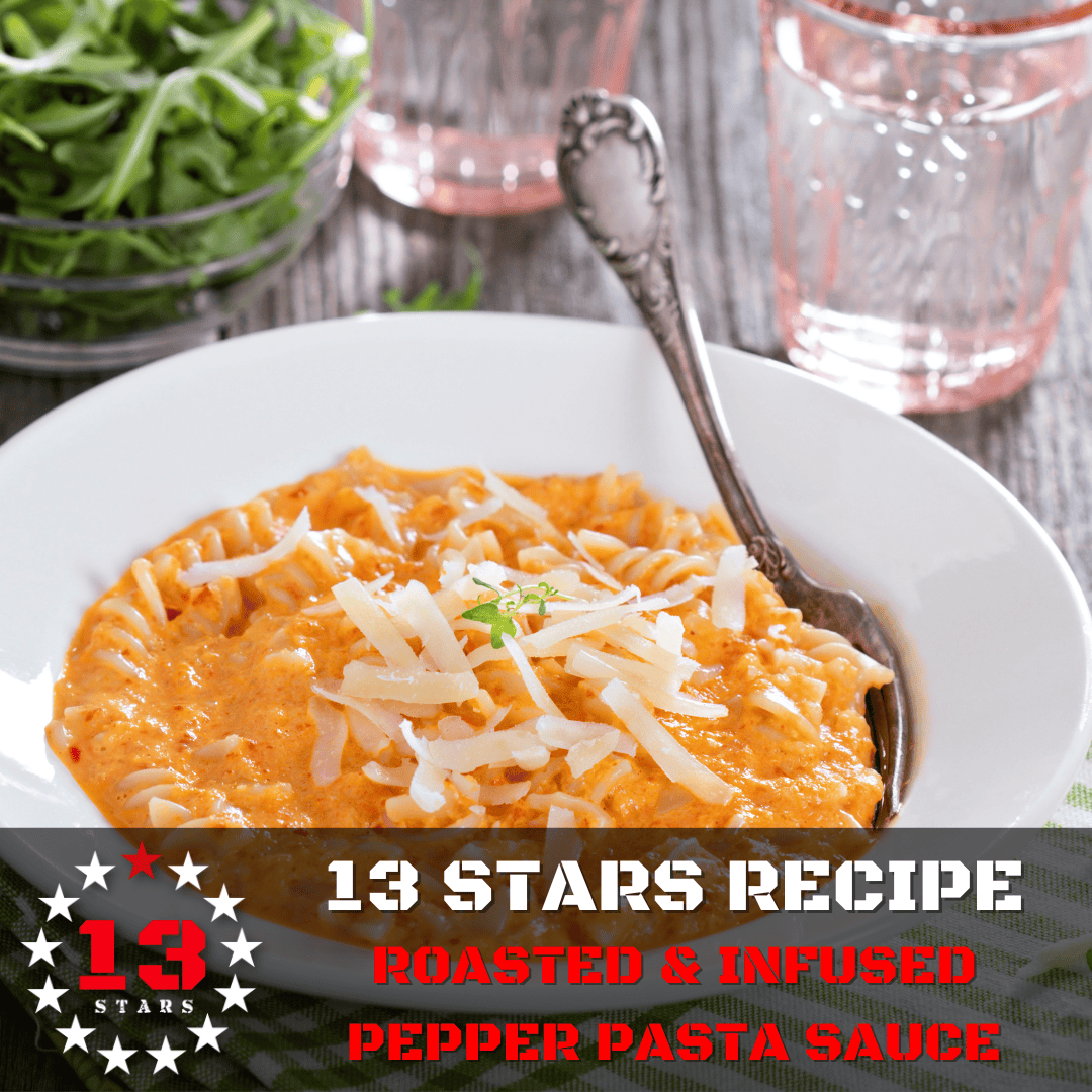 Roasted & Infused Pepper Pasta Sauce - 13 Stars Hot Sauce