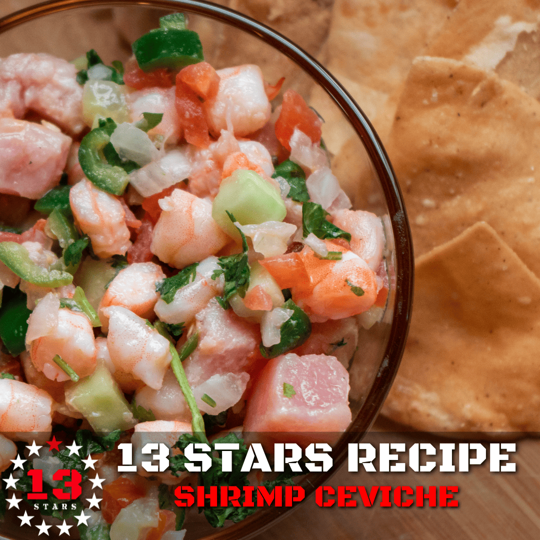 Shrimp Ceviche - 13 Stars Hot Sauce