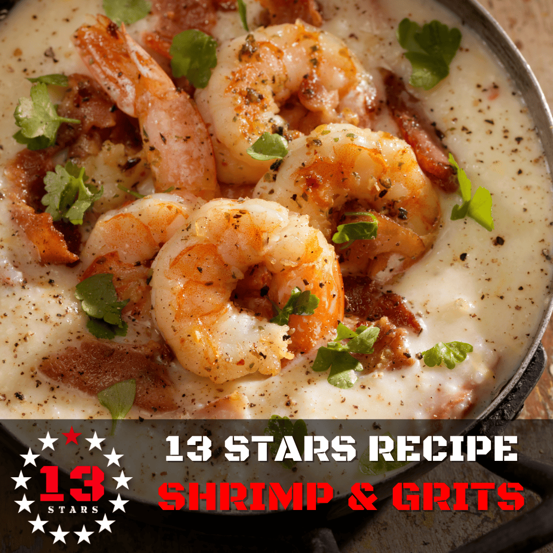 Shrimp & Grits - 13 Stars Hot Sauce