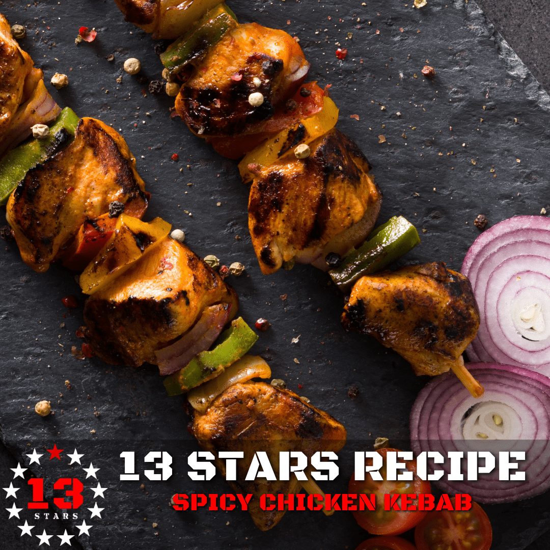 Spicy Chicken Kabab - 13 Stars Hot Sauce