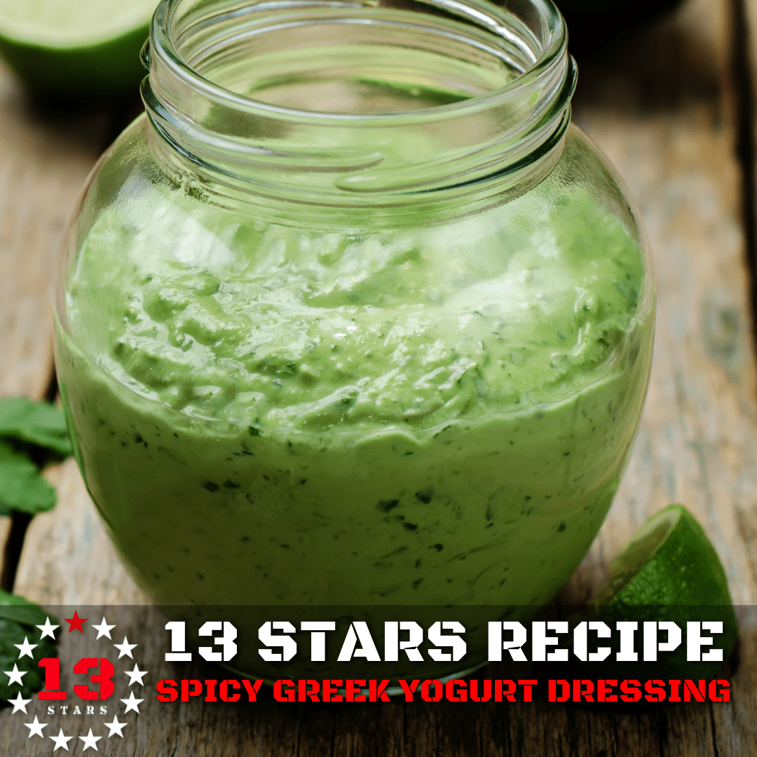 Spicy Greek Yogurt Dressing - 13 Stars Hot Sauce