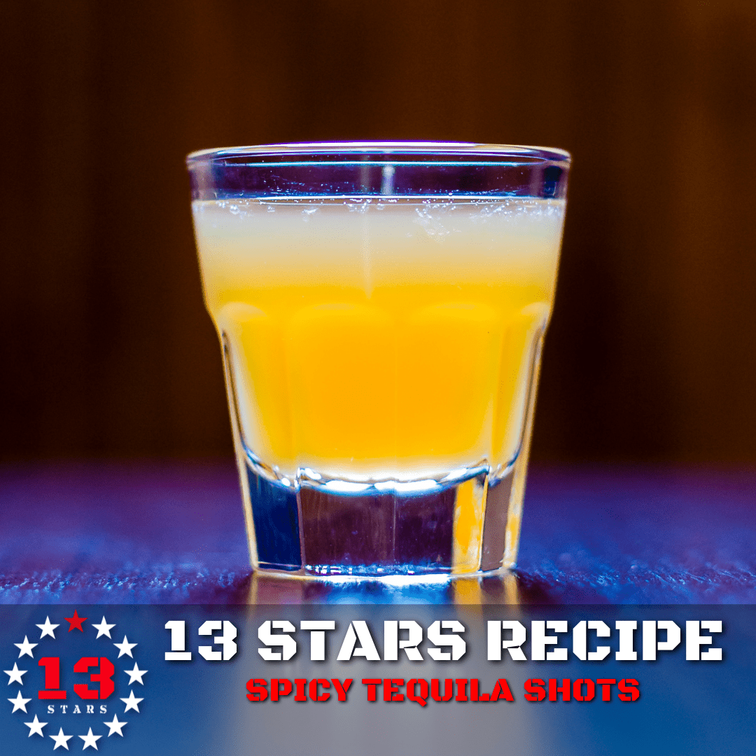 Spicy Mango Tequila Shots - 13 Stars Hot Sauce