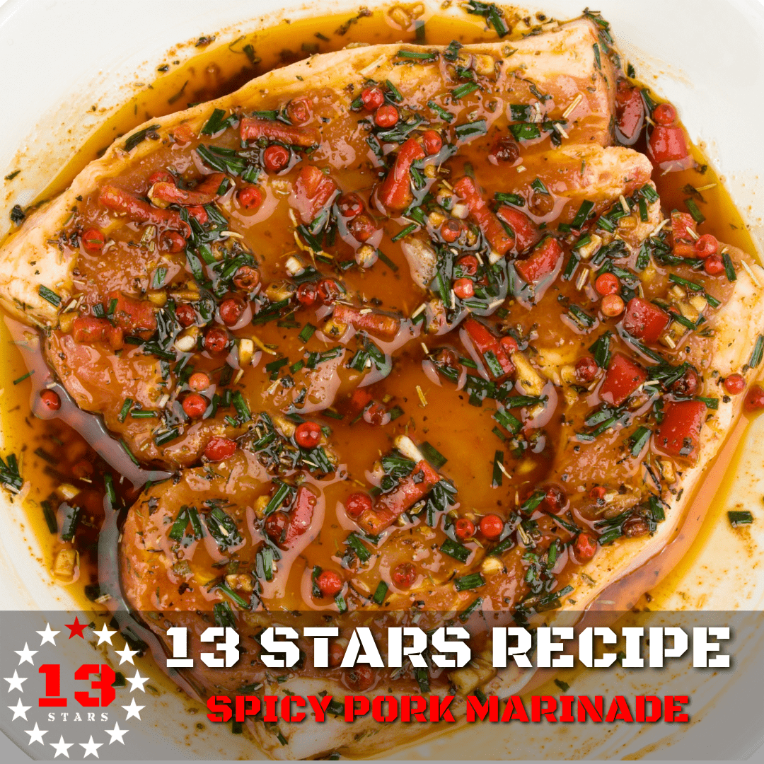 Spicy Pork Marinade - 13 Stars Hot Sauce