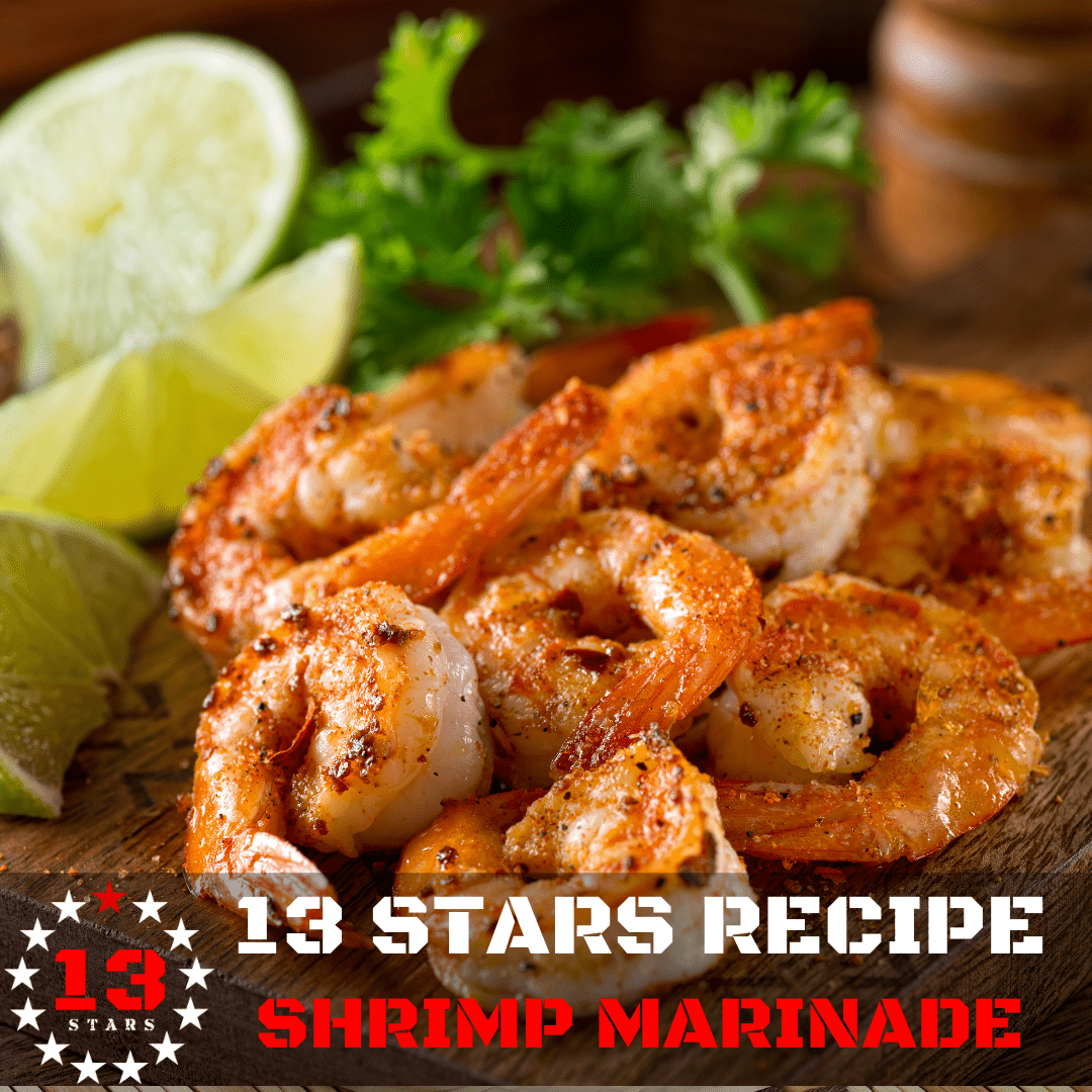 Spicy Shrimp Marinade - 13 Stars Hot Sauce