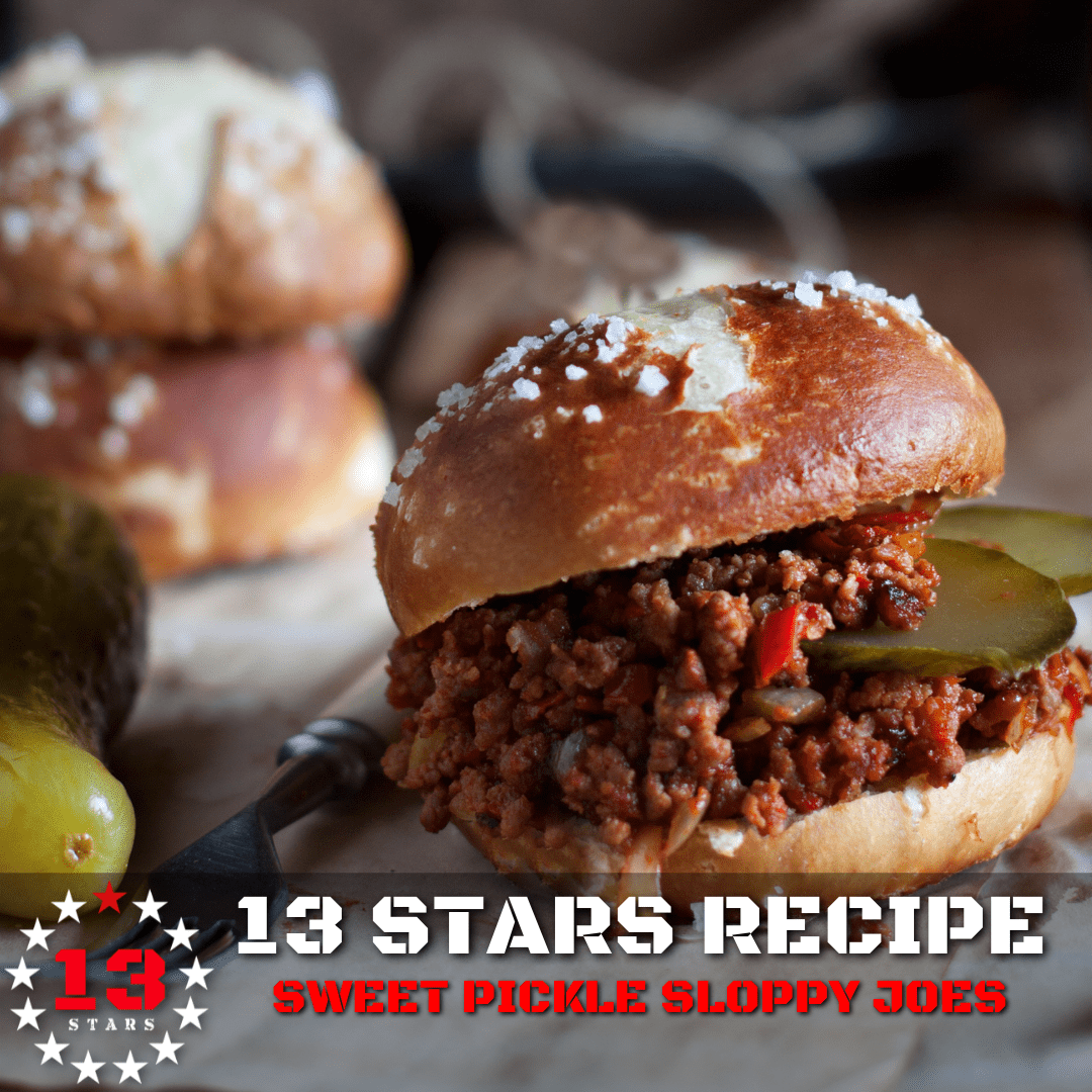 Sweet Pickle Sloppy Joes - 13 Stars Hot Sauce