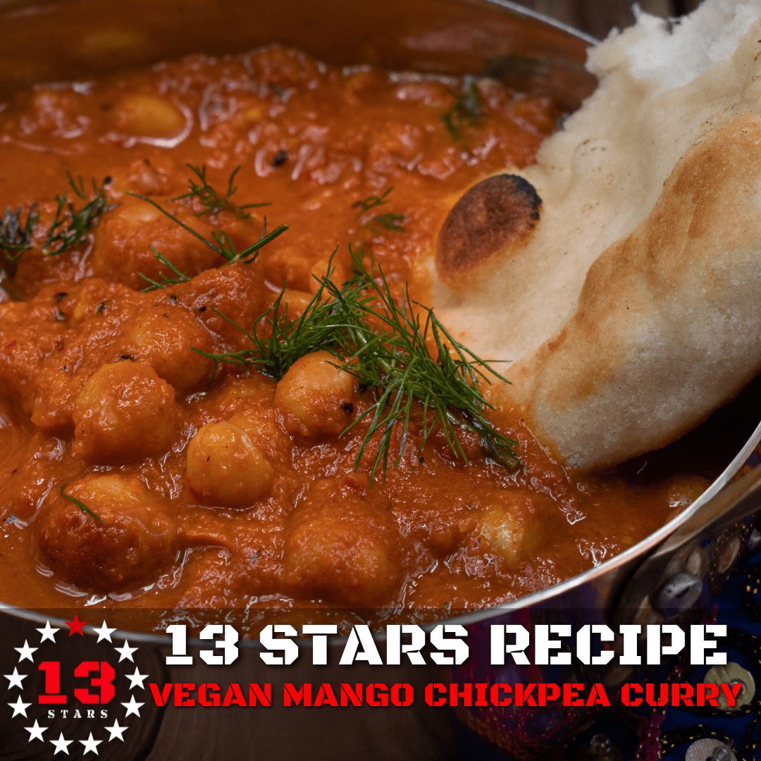 Vegan Mango Chickpea Curry - 13 Stars Hot Sauce