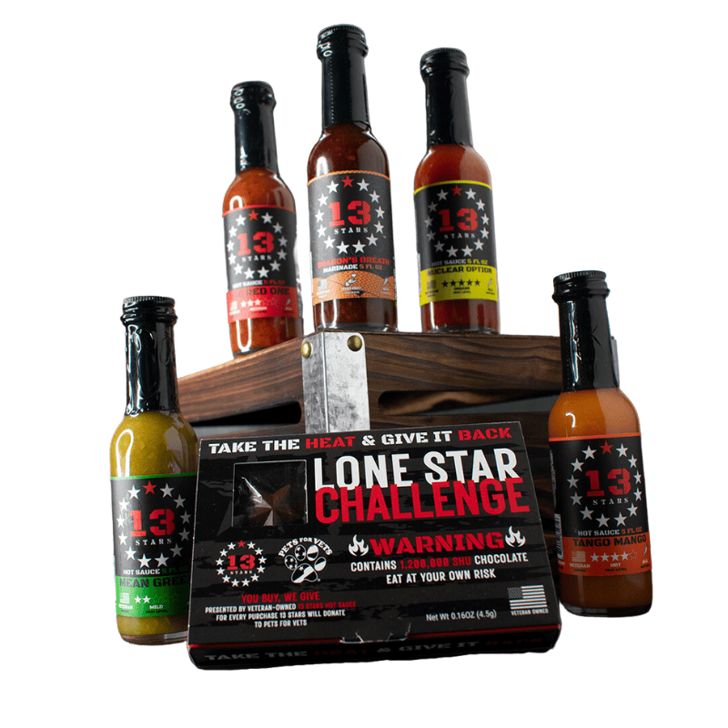 Hot Sauce Cases - 13 Stars Hot Sauce