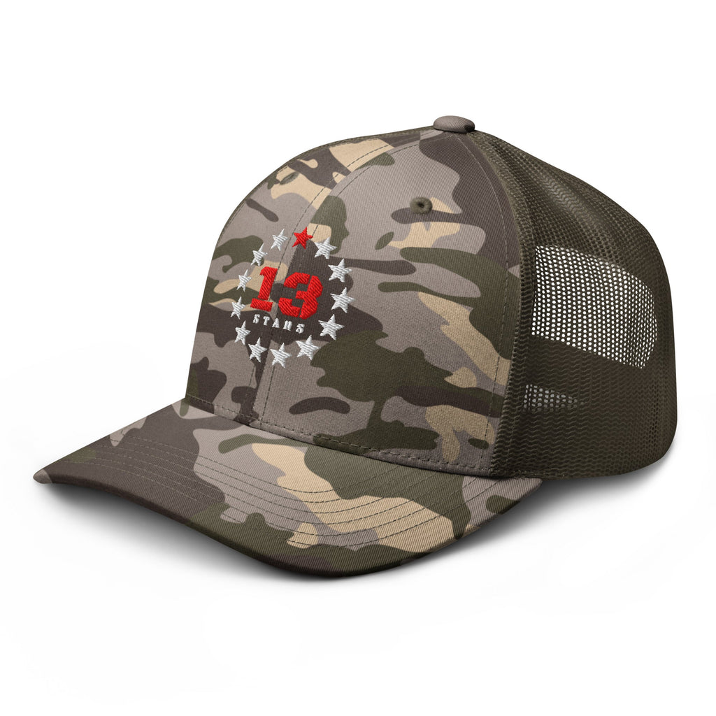 13 Stars - Camo Tradesman Hat - 13 Stars Hot Sauce