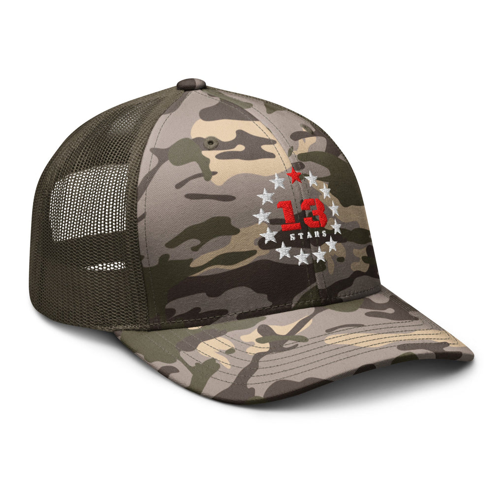 13 Stars - Camo Tradesman Hat - 13 Stars Hot Sauce