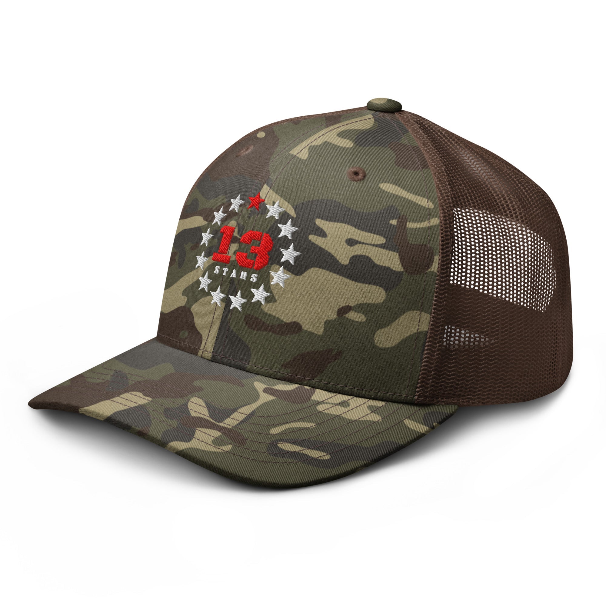13 Stars - Camo Tradesman Hat - 13 Stars Hot Sauce
