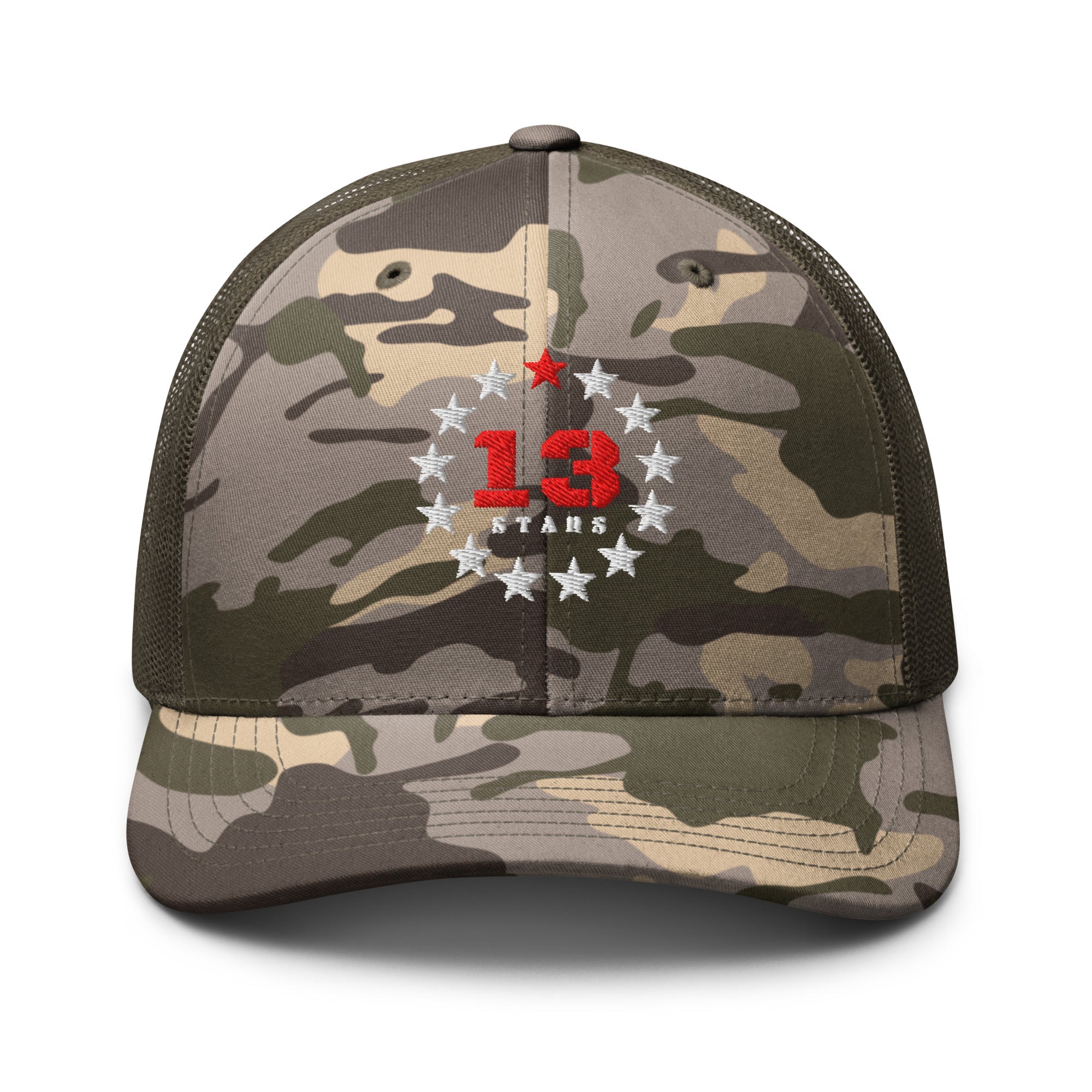 13 Stars - Camo Tradesman Hat - 13 Stars Hot Sauce