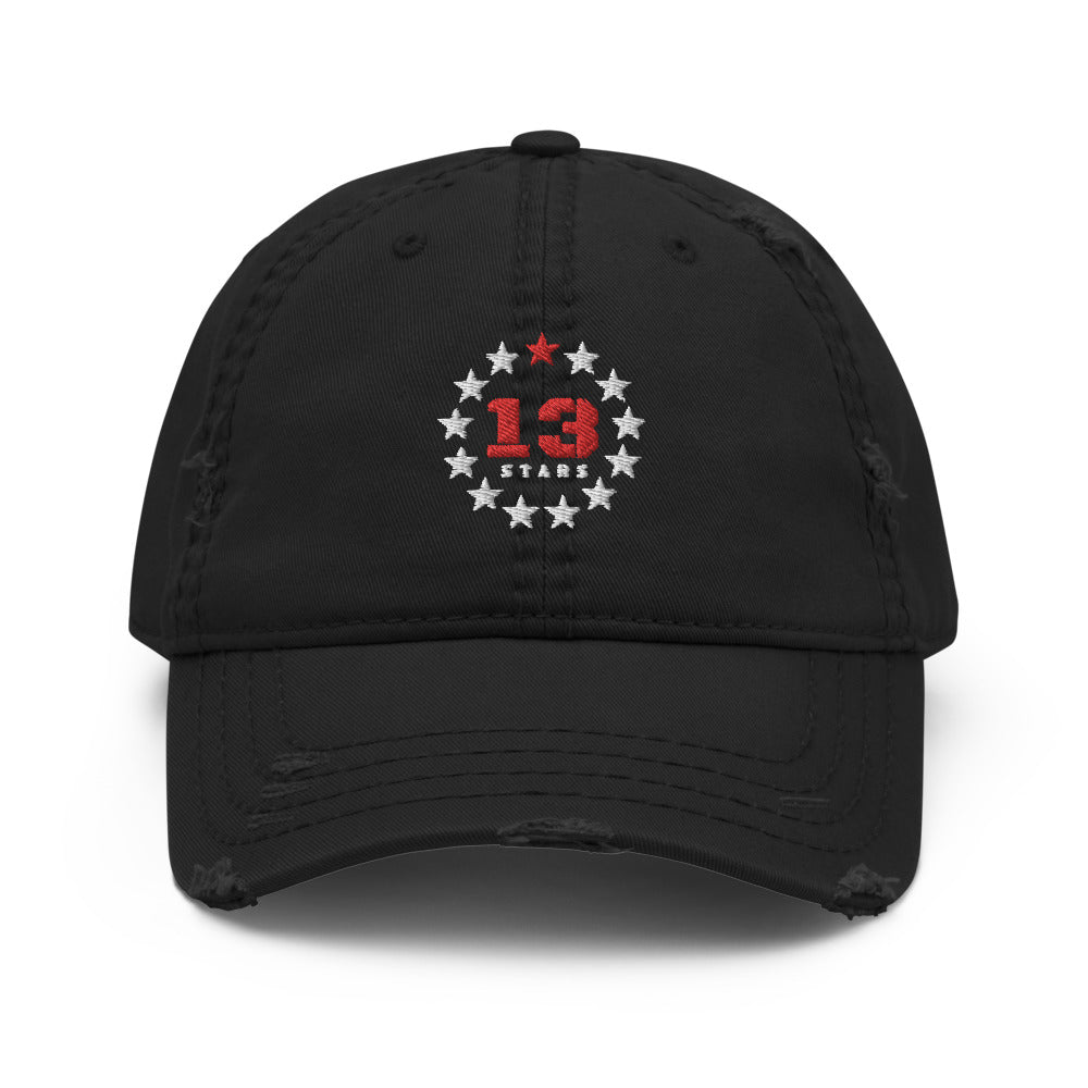 13 Stars Distressed Hat - 13 Stars Hot Sauce