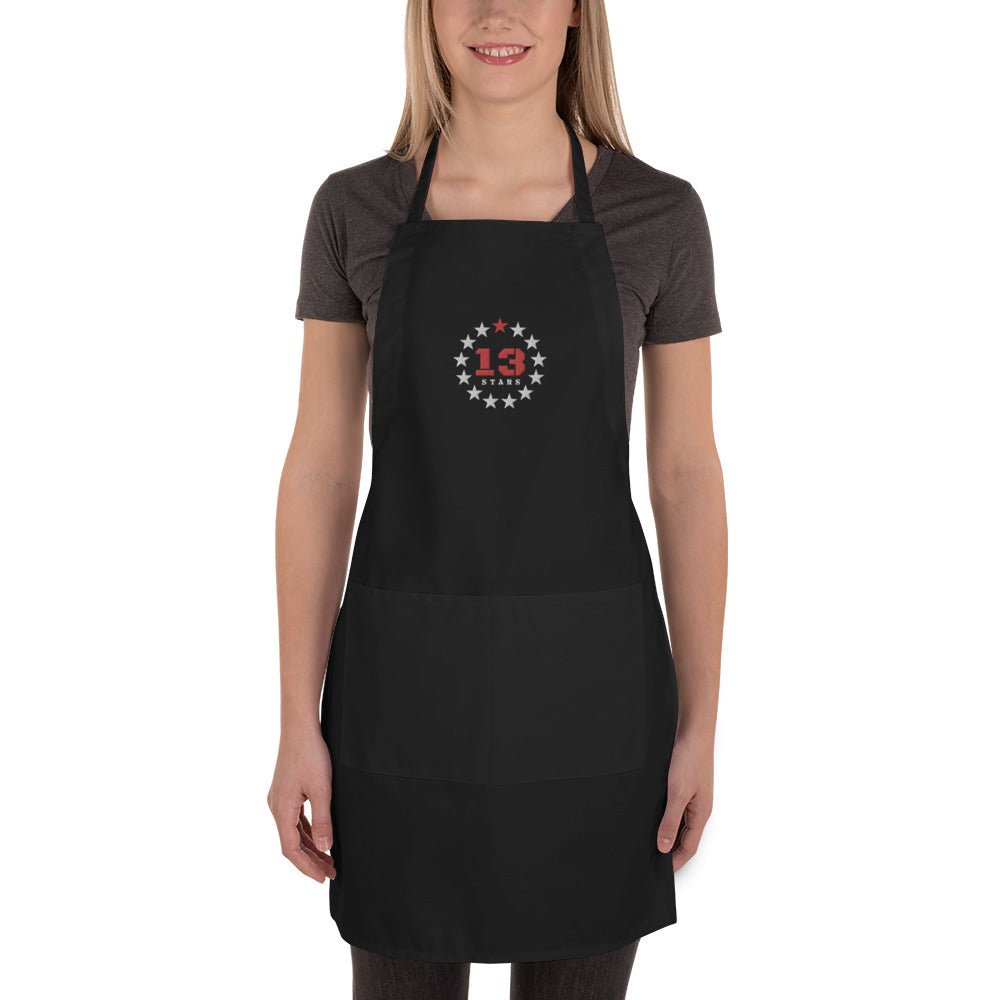 13 Stars Embroidered Apron - 13 Stars Hot Sauce