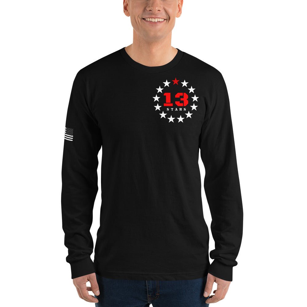 13 Stars Long Sleeve T-Shirt - 13 Stars Hot Sauce