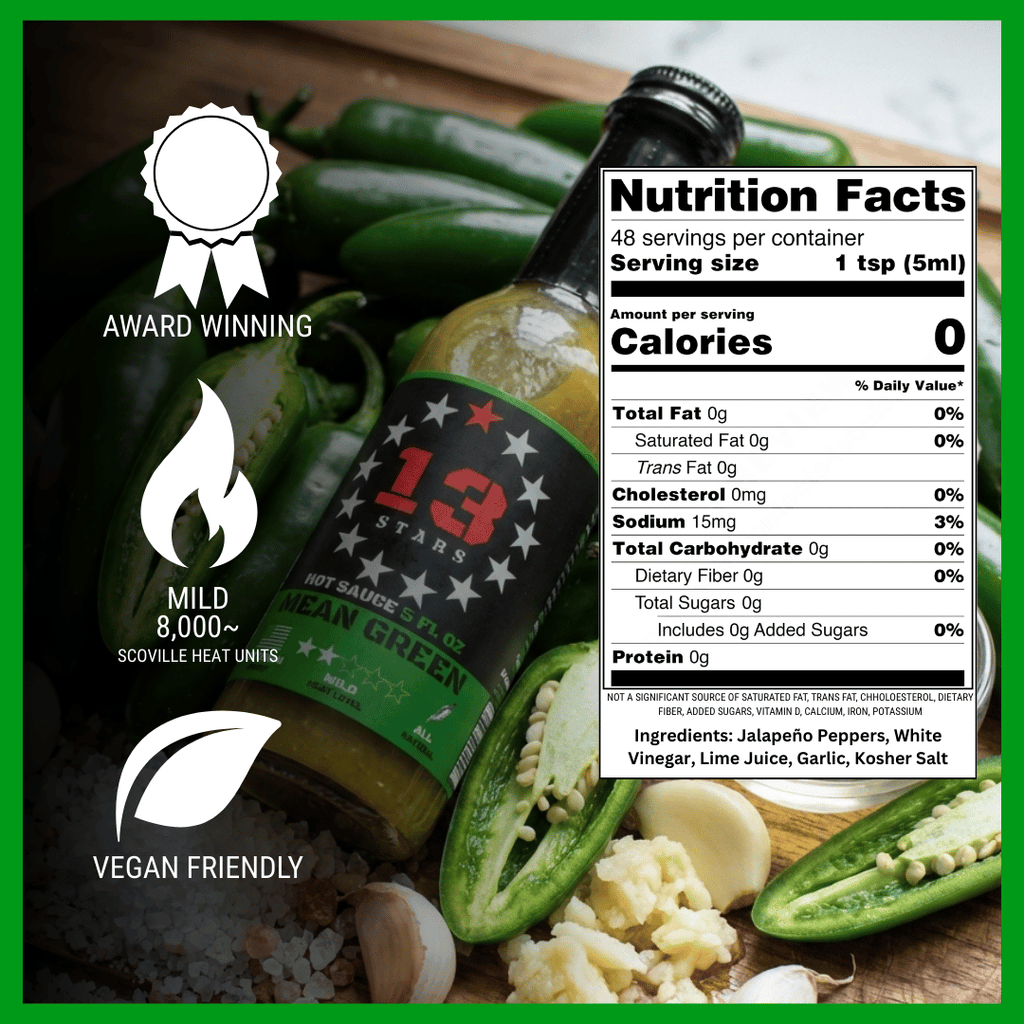 Mean Green - Jalapeño & Lime Mild Hot Sauce