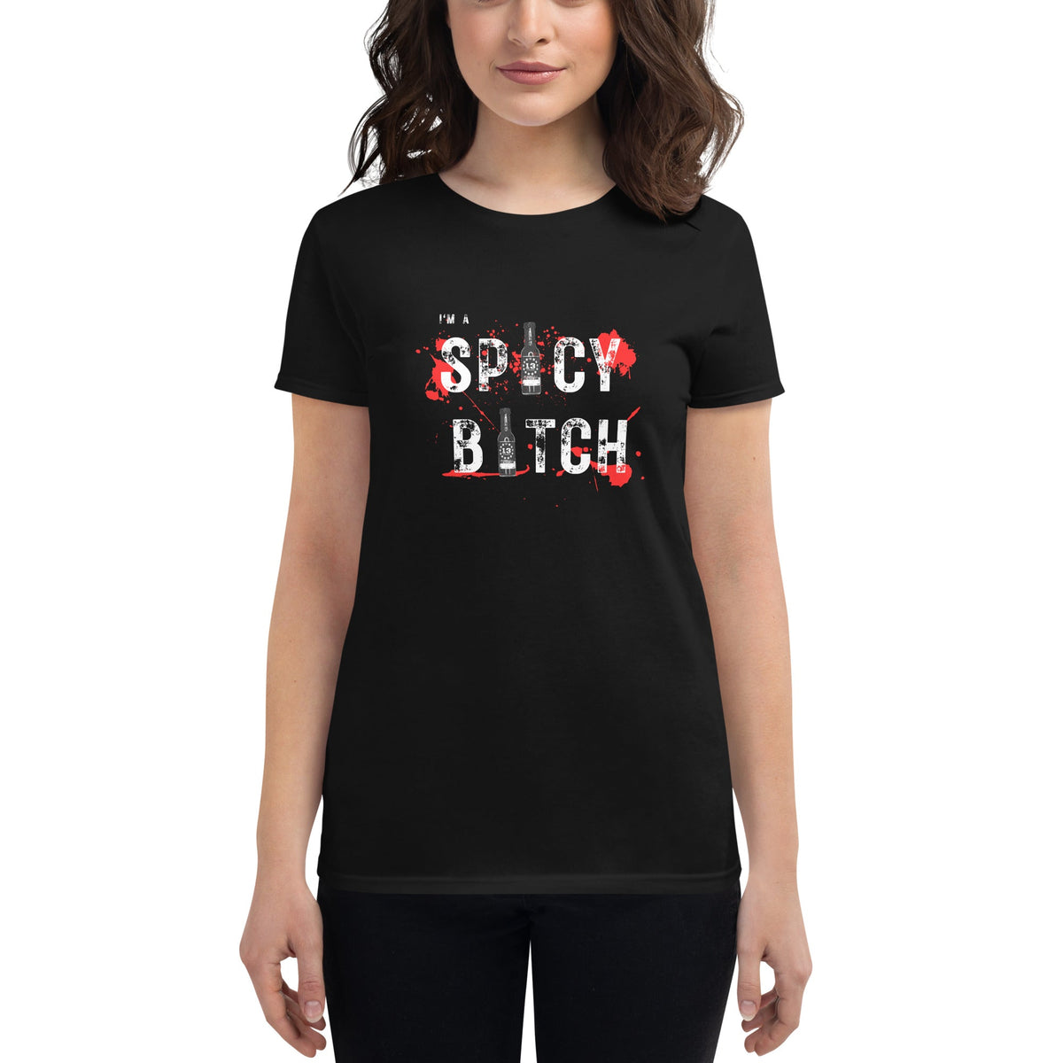 &#39;Spicy B*tch&#39; T-Shirt - 13 Stars Hot Sauce