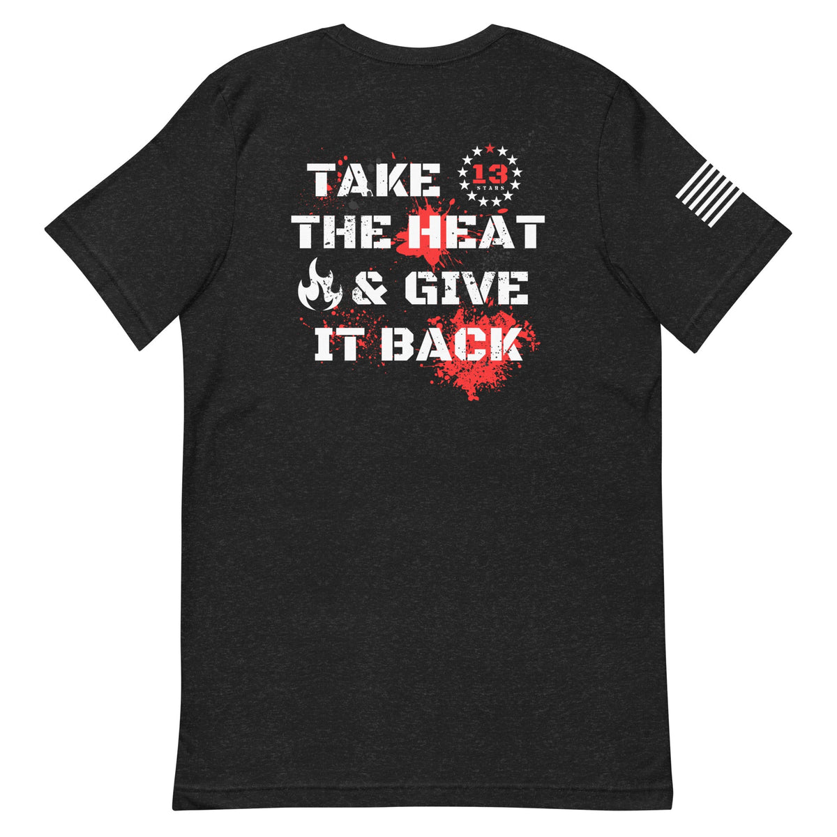 &#39;Take the Heat&#39; T-shirt - 13 Stars Hot Sauce